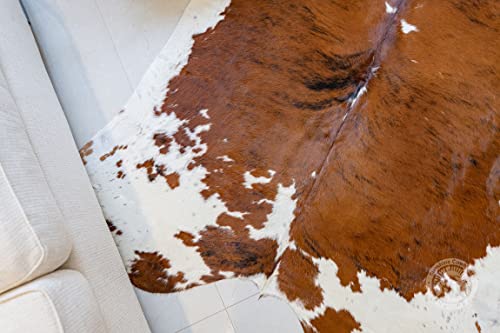 Tapete de cuero genuino Sunshine Cowhides 6x7-8 Ft miniatura 4