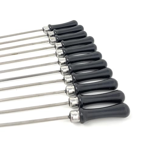 Cyprus BBQ Rotisserie Charcoal Barbecue Set - Traditional Authentic BBQ Cypriot Greek Foukou Outdoor Garden Steel Barbeque with a Free Pair of Super Skewers - Large Blue