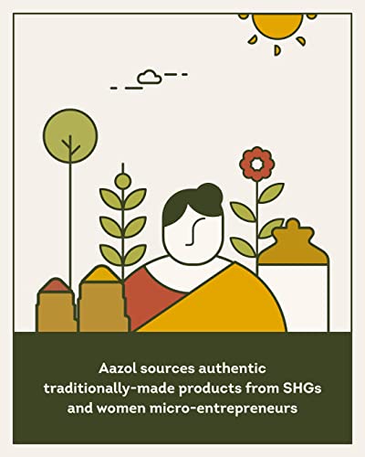 Aazol Unpolished Indrayani Rice - 3kg (1kg - Pack of 3) | Sticky Rice | Perfect for Asian Dishes | Naturally Aromatic | Hand Pounded Native Variety