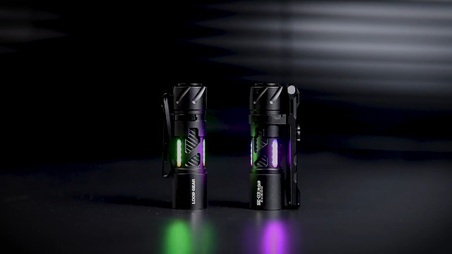 Amazon.com: LOOP GEAR SK03 RGB Pro EDC Rechargeable Flashlight, 8