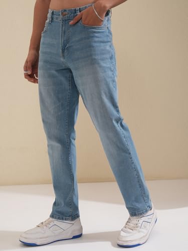 Image of Highlander Men's Straight Fit Jeans | Stretchable | Everyday Comfort & Style| Jeans for Man