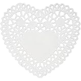 Inhalt: 30 Stck. Deckchen, D: 10 cm, Herz, 30 Stück