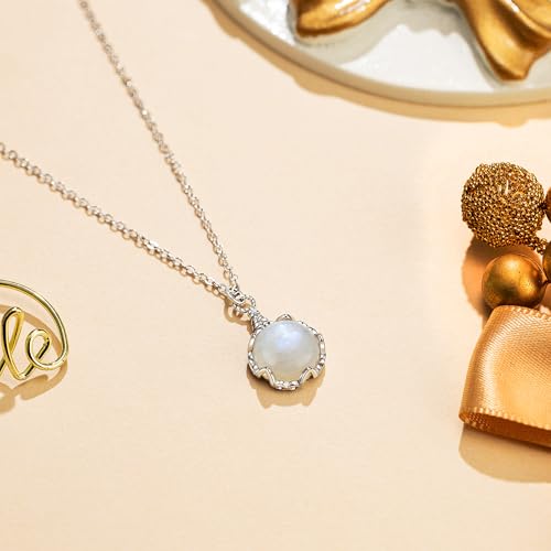 New Beginnings Moonstone Sterling Silver Necklace for Women, Graduation Gifts for Her, Inspirational Gifts for Best Friend or Daughter3