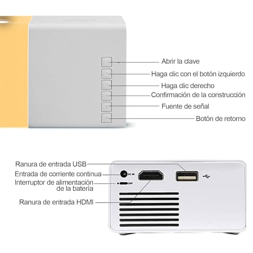 Proyectores, Wireless proyector mexico Marca masoe (3)