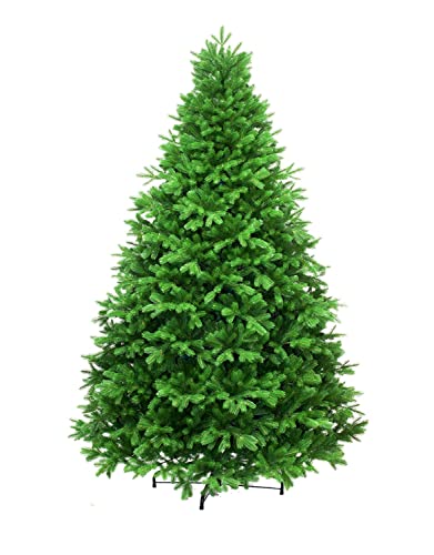 eveXmas Sapin De Noël Artificiel Pandora, 150 Cm - 597 Branches, Pointes 100% Polyester, Support en Métal Inclus Cover