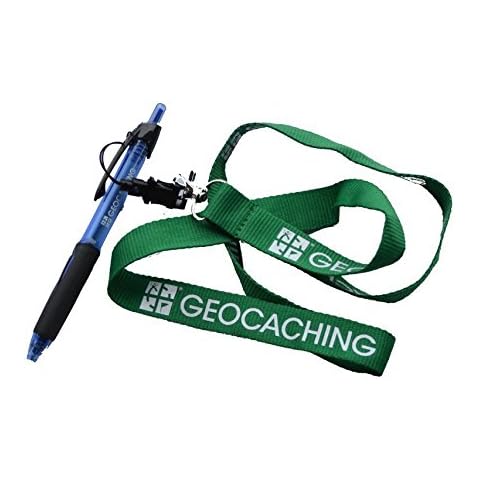 All-Weather Power Tank Pen Waterproof Ballpoint Pen with Lanyard Keychain Gift - Writes in Any Environment up to -20° Air Pressure, Gas Cylinder Refill Geocaching Cover