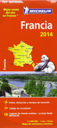 Mapa National. Francia 2014 (Mapas National Michelin)