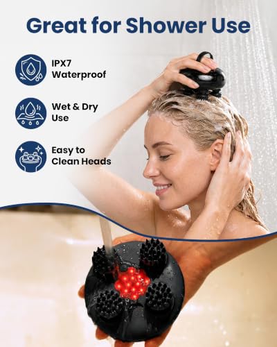 Image of COMFIER IPX7 Waterproof Scalp Massager, 8-Claw Head Massager, 3 Modes