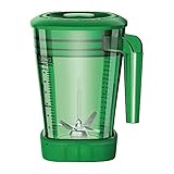 Color: verde Waring DF407 - Tarro de cobre para uso con licuadora de alta potencia, capacidad de 1,4 L, 168 mm x 168 mm x 254 mm, color verde