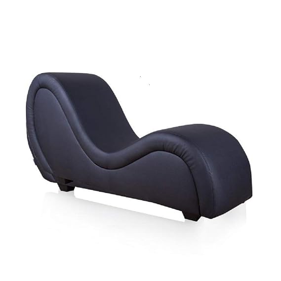 FURNITURE HUB Leatherate Tantric Chaise Loung Chair, Yoga Chaise Lounge