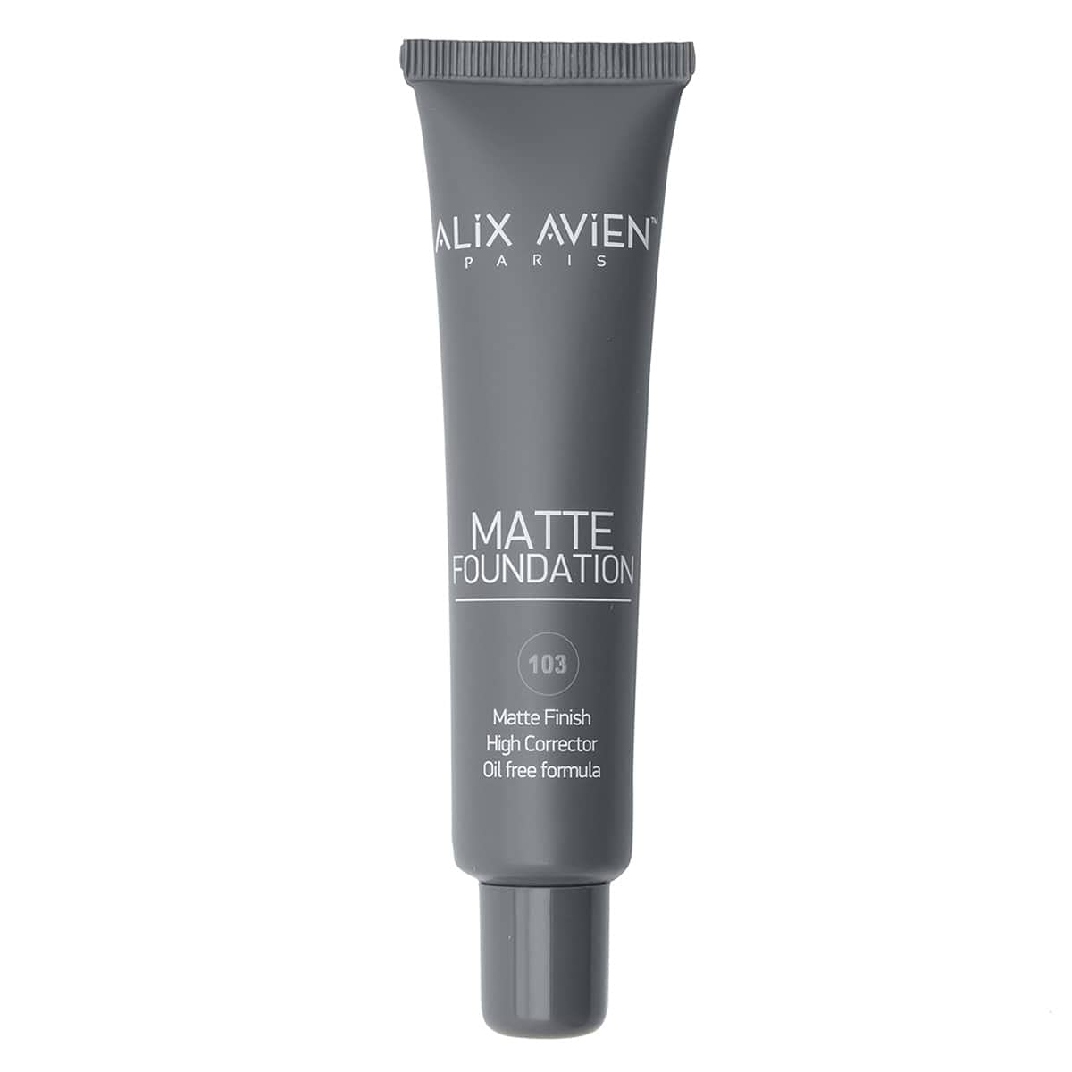 ALIX AVIEN Uzun Süre Kalıcı Doğal Mat Bitişli E Vitamini İçeren Mat Fondöten - Matte Foundation 406 Light Peach