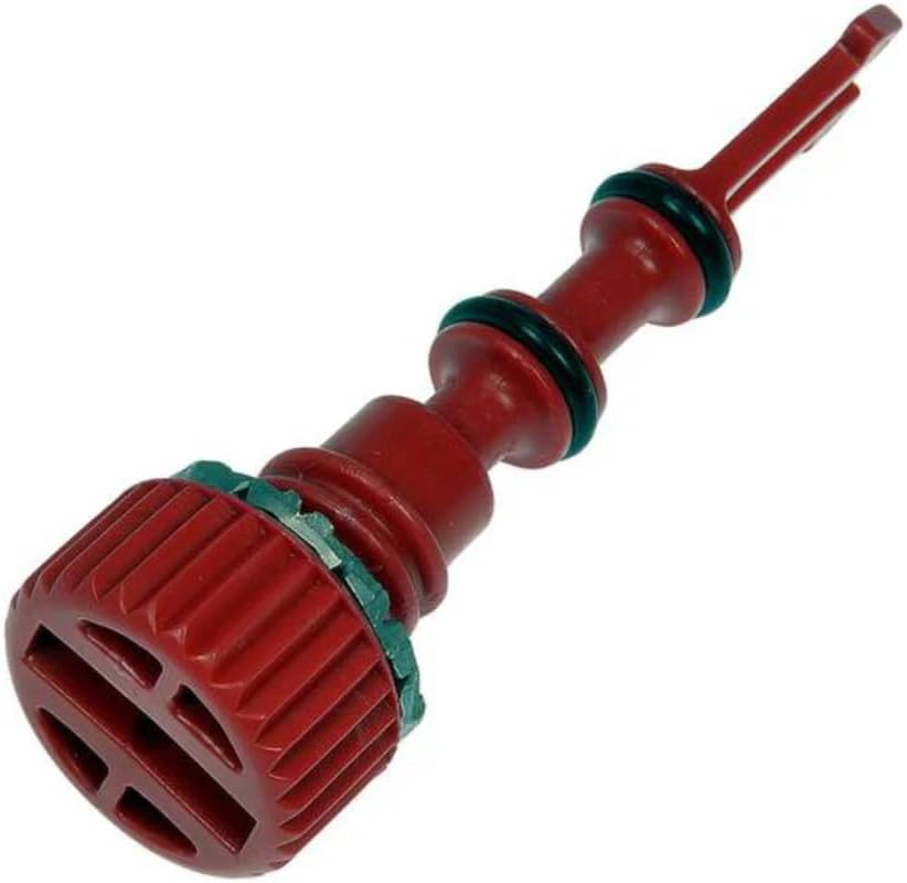 KarParts360 For BMW M5/M6 2008 2009 2010 Radiator Drain Cock | Plastic And Steel Material | Red | Coarse Thread Type | M11 Thread Size | With Washer | Replacement For 5000185, 5140661AA