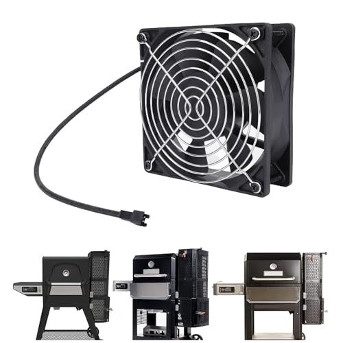 Ventilador Ahumador de 2 Cables con Cubierta para Control de Temperatura 2