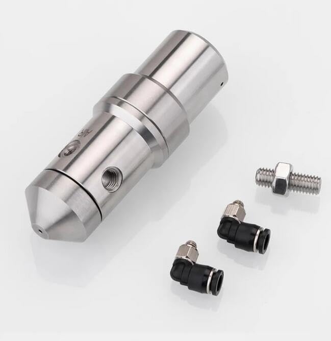 304 Stainless Steel Fluid Spray Air Atomization Nozzle Anti-Drip Air Atomizing Nozzle Corrugated Cardboard Humidification Nozzle (Cone Nozzle)