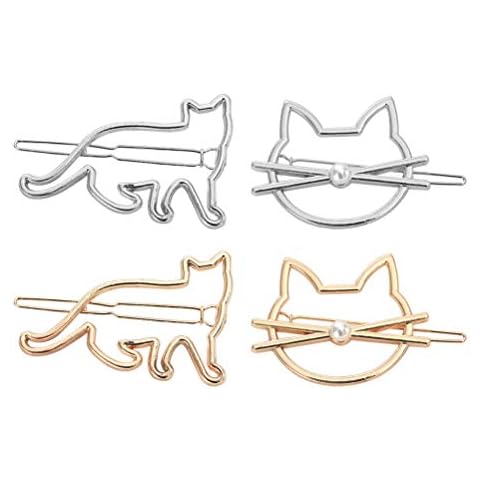 Frcolor Metal Cat Hair Clips Set Cover