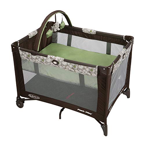 Image of Graco Pack 'n Play On the Go Playard | Includes Full-Size Infant Bassinet, Push Button Compact Fold, Zuba