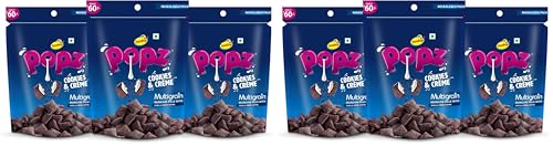 Image of Sundrop Popz -Cookie & Creme centre filled multigrain cereal |375g (125g Pack of 6)