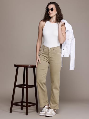 Image of Nifty Women's Denim Straight Fit Boyfriend Jeans