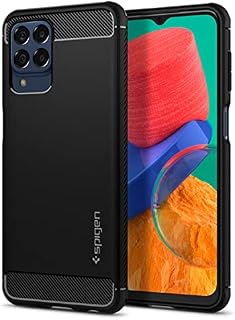 Spigen Rugged Armor Case Compatible with Samsung Galaxy M33 5G - Matte Black