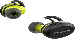 Pioneer E8TW-Y Truly - Auriculares inalámbricos (Bluetooth, in-Ear, Deportes, 3 h de Tiempo de reproducción por Carga), Color Amarillo