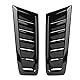 Motorhaubenbelüftungen Motorhaubenhutze für Focus RS MK2 (Glossy Black) Luftentlüftung Motorhaube für Focus RS MK2 (Glanzschwarz)
