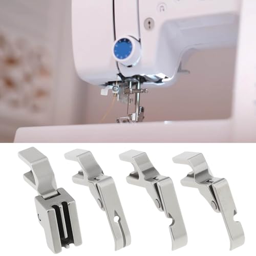 4 Piezas Pies para Máquina de Coser Cremallera miniatura 4