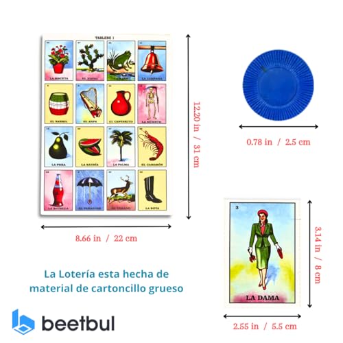 La mejor selección de Tarjetas loteria - los más vendidos. 9 Imagen adicional