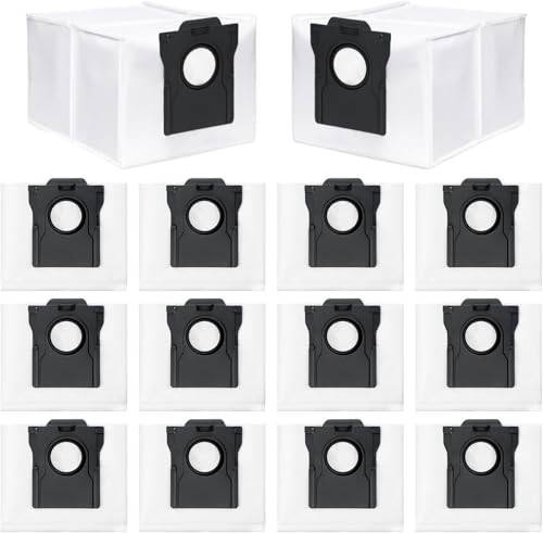 14 Sacs à poussière pour Dreame L10s Pro Ultra Heat/L10s Ultra Gen 2/L10s&L50 Pro Ultra/L40 Ultra&Ultra AE/X30 Ultra/X40&X50 Ultra Complete/X40&X50 Master/Mova E30&Z50&V50 Ultra de Rechange