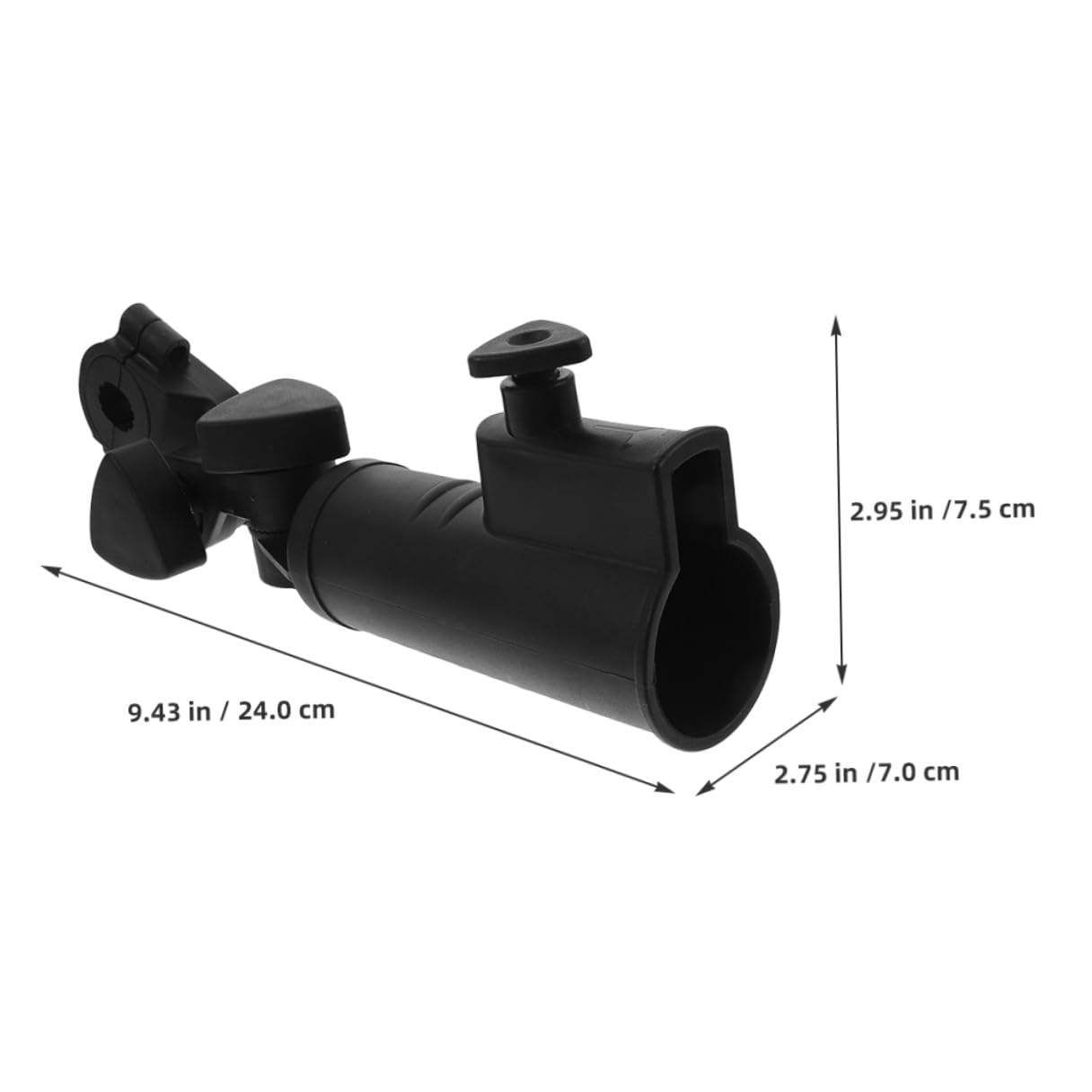 VANZACK 2 Piezas Soporte Paraguas para Carrito de Golf Diseño Ajustable Soporte Estable para Carritos de Golf Scooters de Movilidad y Actividades al Aire