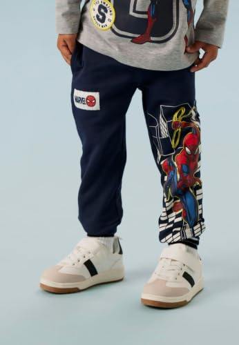 Pantalón de chándal azul para niños con estampado de Spider-Man 2