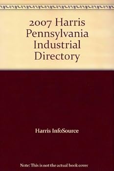 Hardcover 2007 Harris Pennsylvania Industrial Directory Book