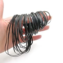 Recorder Rubber Belts – Cassette Recorder Repair Maintenance Mix Flat Cassette Tape Machine Rubber Belts 40-135 MM (50PCS) (Width 2MM) - Les Beatles, Paul McCartney, John Lennon, RIngo Starr, George Harrison