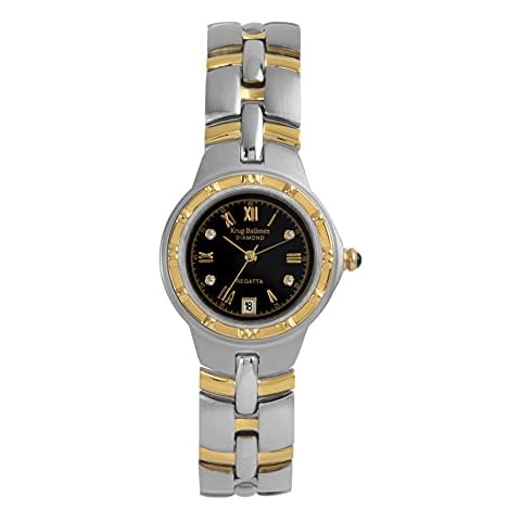 Krug-Baumen Diamond Ladies Gold and Silver Watch Cover