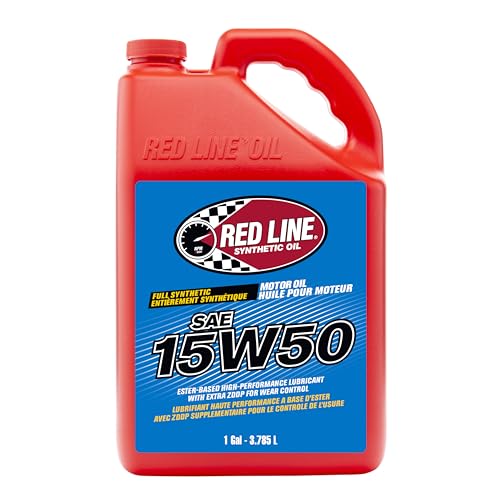 Aceite Motor Sintético 15W50 Red Line 1 Galón miniatura 1