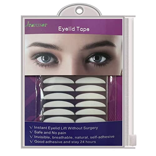 288Pcs 5MM Eyelid Tapes, Breathable One-sided Sticky Eyelid Stickers, Invisible Medical Fiber Eyelid lift Strips, Instant Eye lid Lift Without Surgery, for Hooded, Uneven, Mono-eyelids