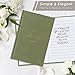 Wedding Vow Books With Gold Foil Lettering, Hard Cover His and Hers Vow Books, Canvas Linen Foil Embossed Wedding Ceremony Vow Books - A Beautiful Addition For The Wedding Day, 56 Pages, 5.9