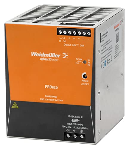 Weidmuller 1469510000 - Din alimentazione PSU Ite 1 uscita 480 W 24 V 20 A