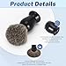 DEBETOOL Shaving Brush Set for Men – Pure Badger Hair Shaving Brush and Bowl, Exfoliating Shaving Cream Brush Gifts for Fathers Day