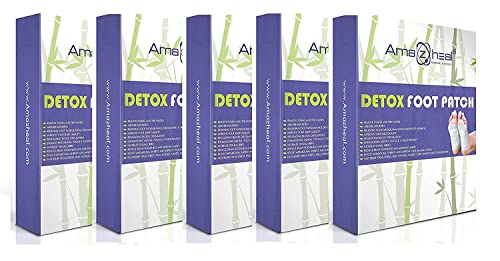 Image of AMAZHEAL Premium Foot patches, Cleansing Toxin Remover Foot Pad, Stress Relief Sleep Patch, For Men & Women, 20 Pieces (Pack of 10)
