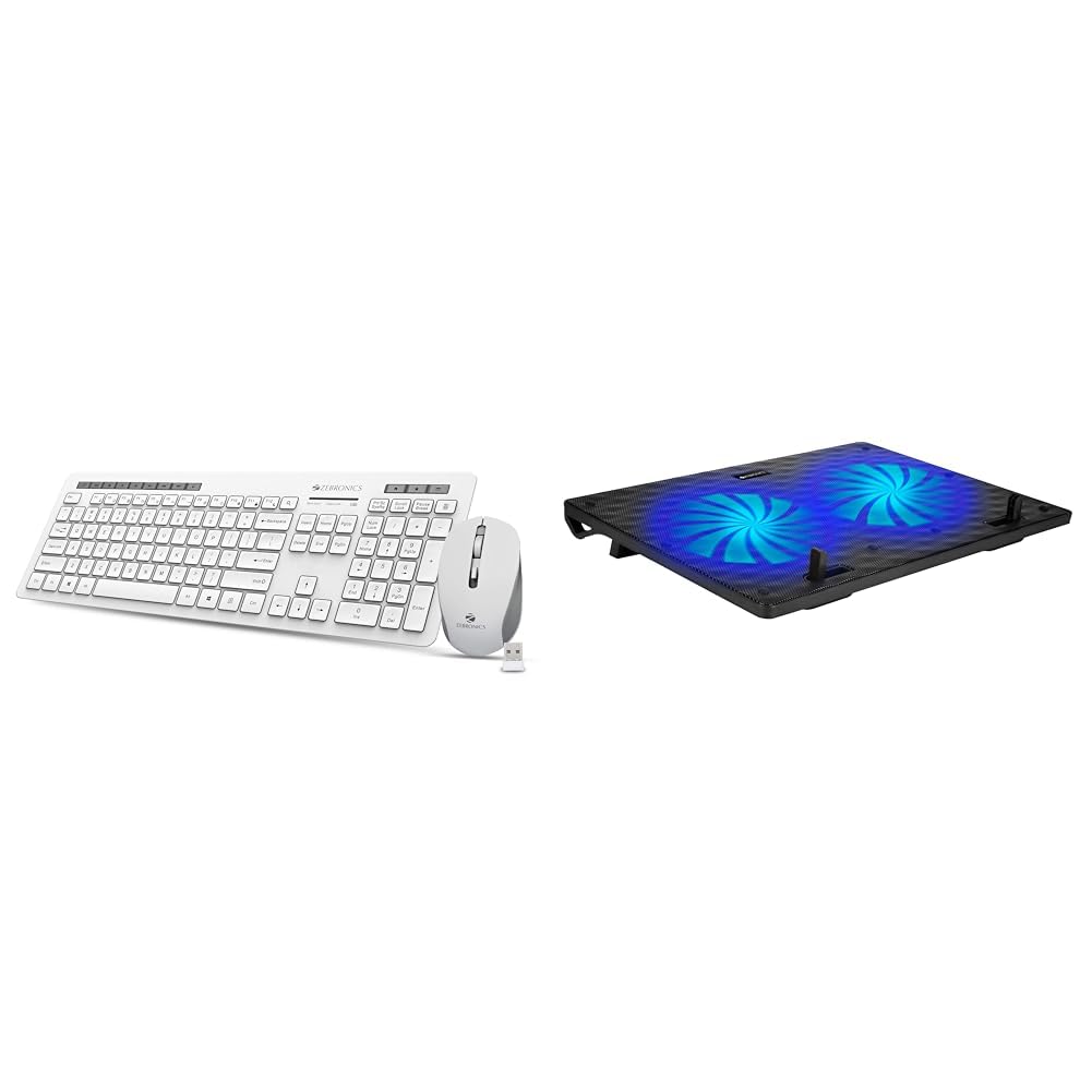 ZEBRONICS Zeb-Companion 500 2.4GHz Wireless Keyboard and Mouse Set, USB Nano Receiver, Chiclet Keys, (B0BQG486B6) Amazon Price History, Amazon Price Tracker