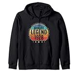 Photo Gallery absolute legend since 1928 retro compleanno celebrazione felpa con cappuccio Photo Gallery absolute legend since 1928 retro compleanno celebrazione felpa con cappuccio