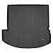 MAXLINER All Weather Cargo Liner Floor Mat Behind 2nd Row Seat Black for 2013-2018 Hyundai Santa Fe W/ 3rd Row Seat