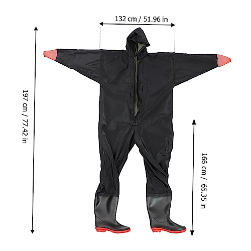 Botas de pesca y vadeador impermeable de PVC para hombre y mujer VANZACK 7
