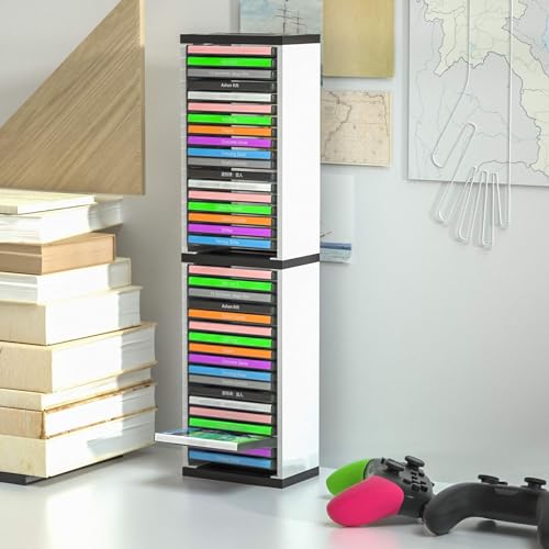 image for HEATFUN Video Game Storage Tower Rack – Multi-Platform PS5 Game Hold
