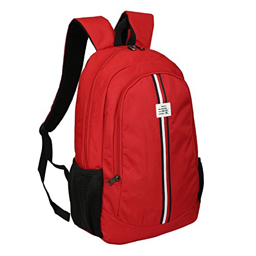 Image of Tommy Hilfiger 34.28 Ltrs Red Laptop Backpack (TH /BIKCL04STP)