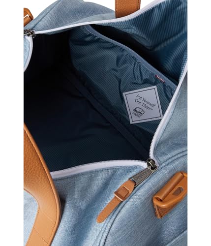 Image of Herschel Unisex Novel Duffle, Ashley Blue Crosshatch (Limited Edition), Carry-on - 26.5L, Novel Duffle