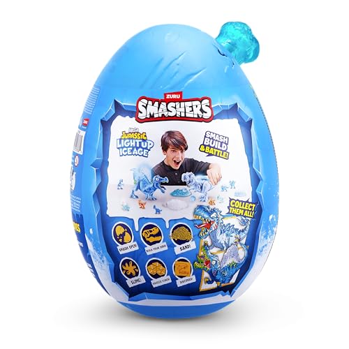 Smashers Mega Jurassic Light Up Ice Age ZURU huevo dinosaurio Spinosaurus 7