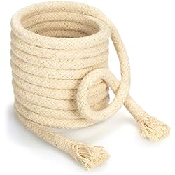 Lamparas De Bambu Para Jardin COM-FOUR® Mecha para lámparas de Aceite de Repuesto - para antorchas de jardín, antorchas de bambú - 250 cm x Ø 8 mm (250cm x 8mm)