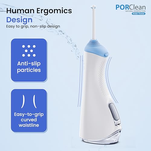 Image of PRO200V Water Flosser for Teeth | Cordless Oral Irrigator & Dental Flosser | 320ml Large Tank, 160 PSI, 3 Modes | 3 Tips with USB C Rechargeable & IPX7-Waterproof | Electric Flosser for Teeth