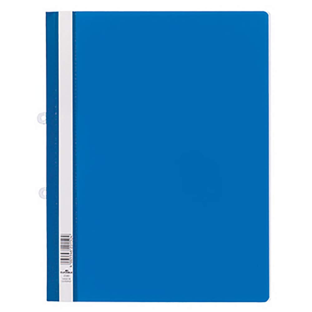 Durable Clear View Folder PVC Blu cartellina con fermafoglio